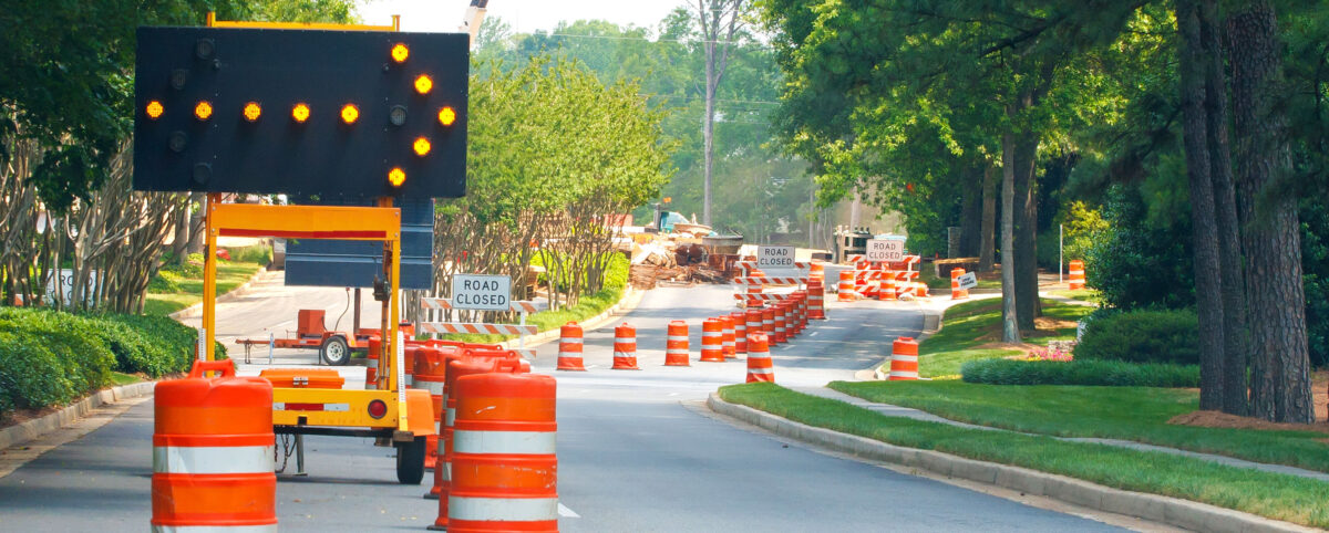 Lane Closure or Construction