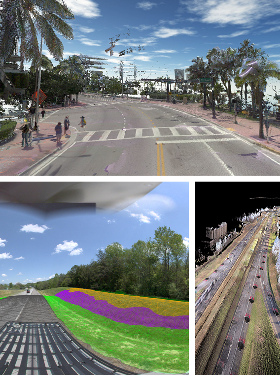 LiDAR Point Cloud Collage