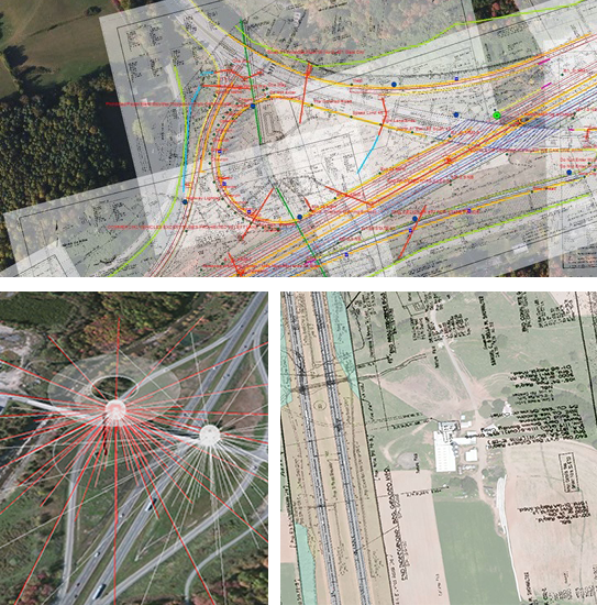 Geospatial mapping collage