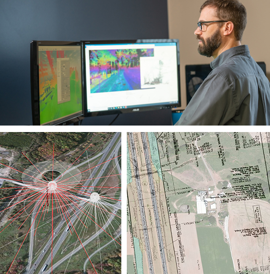 Geospatial mapping collage