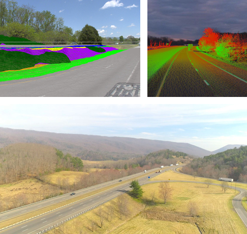 Spherical LiDAR Imaging Collage