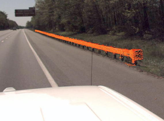 VDOT District 4 Guardrail Scan