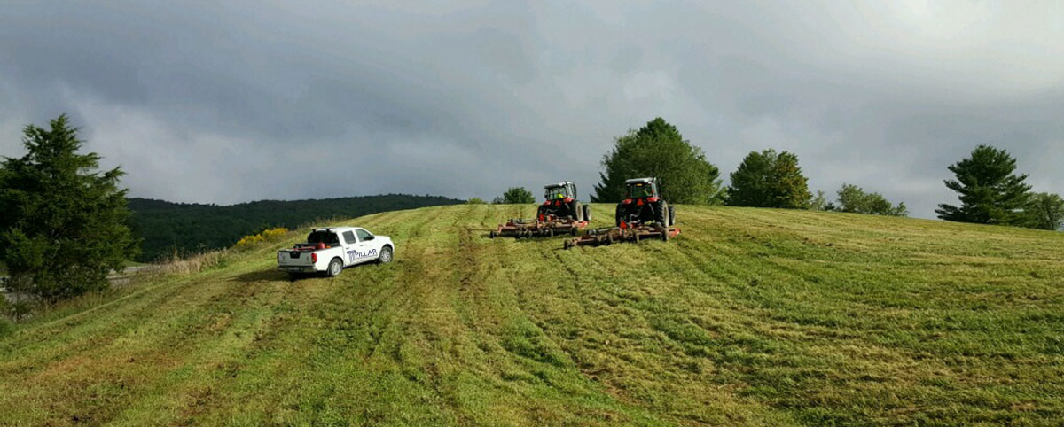 PILLAR Truck Monitoring Mowing Tractors